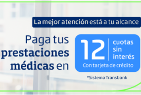 ¡Paga tus prestaciones en 12 cuotas sin interés!